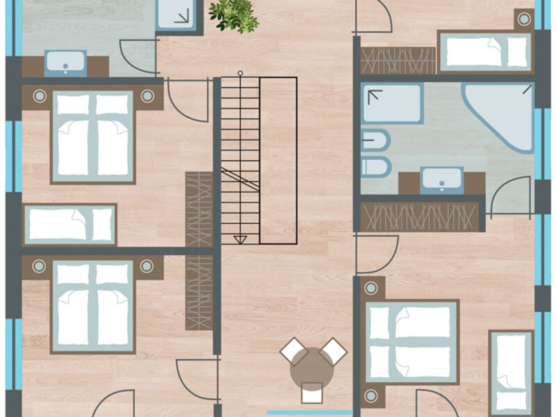 Chalet Penthouse Zirm