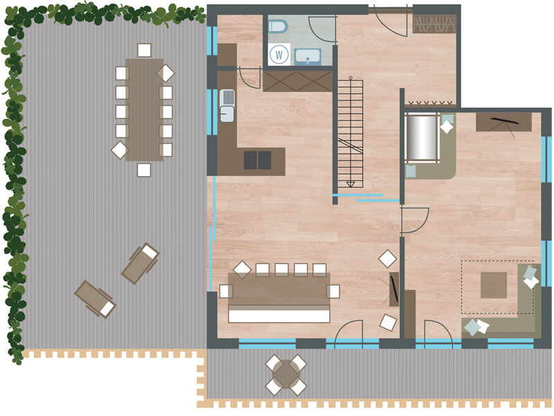 Chalet Penthouse Zirm