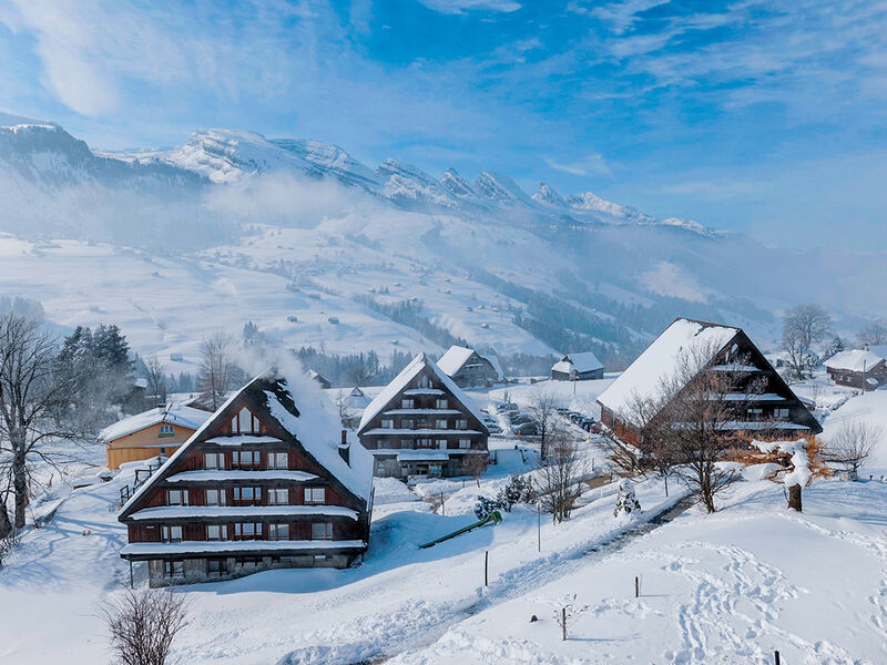 Prázdninová vesnička Reka Wildhaus