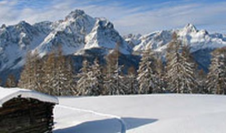 Lyžování v 3 Zinnen / Tre Cime Dolomiti - ilustrační fotografie