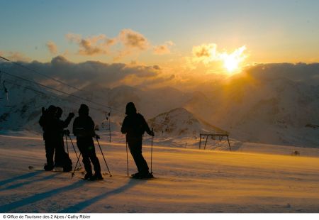 Lyžování v Les Deux Alpes - ilustrační fotografie