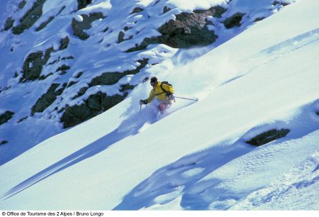 Lyžování v Les Deux Alpes - ilustrační fotografie